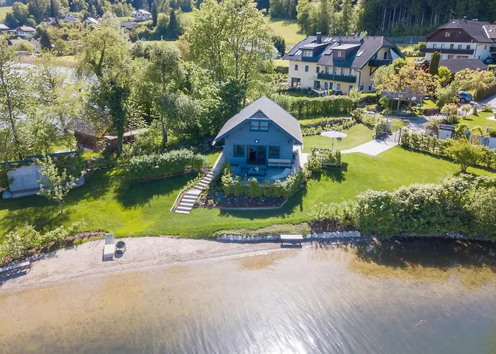 Exklusives Seehaus Lakehouse In Bestlage Mit Privaten Sandstrand Und Eigenem Boot Und Sup * אוברטרום אם זי