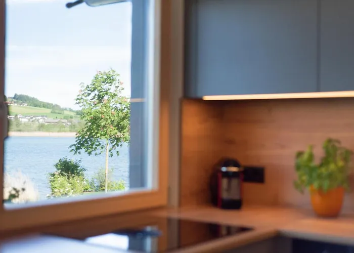 Σπίτι διακοπών Exklusives Seehaus Lakehouse In Bestlage Mit Privaten Sandstrand Und Eigenem Boot Und Sup Obertrum am See