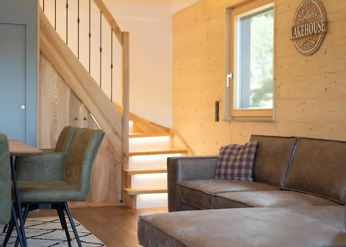 Σπίτι διακοπών Exklusives Seehaus Lakehouse In Bestlage Mit Privaten Sandstrand Und Eigenem Boot Und Sup Obertrum am See